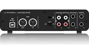 Sound card thu âm Behringer U-PHORIA UMC204HD