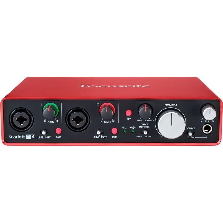 Sound card thu âm Focusrite Scarlett 2i4