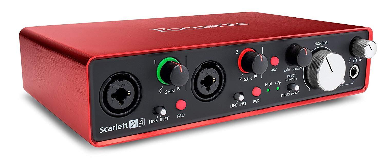 Sound card thu âm Focusrite Scarlett 2i4