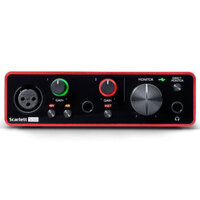 Sound Card thu âm Focusrite Scarlett Solo 3rd Gen sound card thu âm thế hệ 3 - Hàng chính hãng