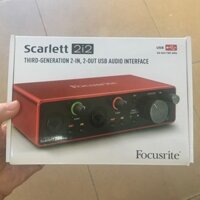 Sound card thu âm Focusrite Scarlett 2i2 Gen3