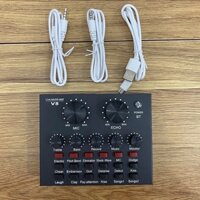 Sound Card Thu Âm V8 Có AutoTune Chất Lượng Cao, Hỗ Trợ Livestream, Hát Karaoke, Thu Âm, Bán Hàng Đa Năng.