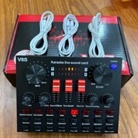 Sound card thu âm V8s có AutoTone Chất Lượng Cao sound card thu âm livestream karaoke facebook, tiktok, bigo cực hay