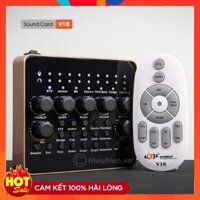 Sound Card V10 Hàng Loại 1 . Chuyên Thu Âm , Hát Livestream , Hỗ Trợ Chế Độ Autotune , Gỉa Giọng , Kết Nối Blutooth