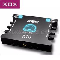 Sound Card XOX K10, Thiết bị chuyên hát Karaoke, Livestream, thu âm.