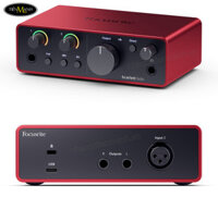 Soundcard Focusrite Scarlett Solo ( 4th Gen) USB Audio Interface