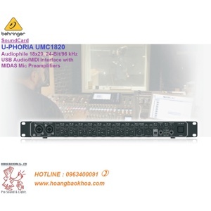 Soundcard thu âm Behringer UMC1820