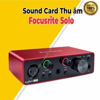 Soundcard Thu âm Focusrite 2I2 Gen 3 ⚡ BẢO HÀNH 1 NĂM ⚡Sound Card Âm Thanh Thu Âm Phòng Thu Hát Livestream Karaoke