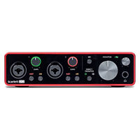Soundcard thu âm Focusrite Scarlett Solo, 2i2, 4i4 (Gen3) - Hàng Nhập Khẩu