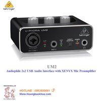 Soundcard UM2 Behringer - Thiết Bị Giao Diện Interface Thu Phát Âm Thanh Behringer