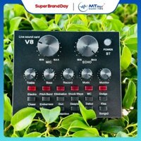 Soundcard V8 Autotune Bản Quốc Tế Âm Thanh Chuẩn Phòng Chuyên Nghiệp Thu Livestream Karaoke Facebook, Bigo, Tiktok