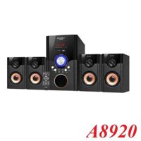 SoundMax 17606 A8920 Loa vi tính 4.1 Kết nối Bluetooth 4.0 Karaoke.USB. SD Card và ngõ vào AUX (RCA jack / 3.5mm stereo) tổng công suất 70w