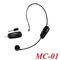 SoundMax 18619 MC-01 bộ micro thu phát tín hiệu âm thanh không dây, có thể dùng để đeo tai hoặc cầm tay, sản phẩm kết nối được với nhiều thiết bị như: loa, amply, mixer, máy tính bàn (PC), laptop,... thông qua jack 3.5mm hoặc 6.0mm.