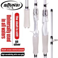 Sounsi Carbon Spinning Siêu Nhẹ Cần Câu Cá Trọng Lượng 5-28g M Power 1.68-2.1M Line 4-12 Cho Cá Hồi Cần Câu