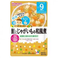 Soup Wakodo Cá Hồi - Khoai Tây Nhật Bản 9M+