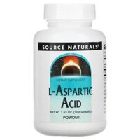 Source Naturals L-Aspartic Acid Powder 3.53 oz (100 g)