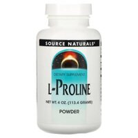 Source Naturals L-Proline Powder 4 oz (113.4 g)