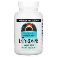 Source Naturals L-Tyrosine 500 mg 100 Tablets