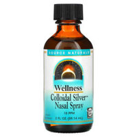Source Naturals Wellness Colloidal Silver Nasal Spray 10 PPM 2 fl oz (59.14 ml)