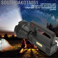 Southdakota051 Emoshayoga cầm tay đèn LED 1500mAh usb đa chức năng sạc đèn pin không thấm nước lớn để cắm trại ngoài trời