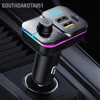 Southdakota051 Máy nghe nhạc MP3 Bluetooth trên xe hơi Bộ sạc USB nhiều màu sắc âm thanh đa chức năng phát FM rảnh tay