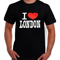 Souveni̇r Of London England Gift -I Love London Design Áo thun Unisex..