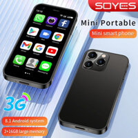 SOYES XS15 6+128GB HD Camera 2sim 3.0 inch Màn hình nhỏ Pin 3000mah Mini Điện thoại di động