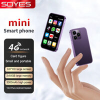 SOYES XS15 Điện thoại sinh viên giá rẻ 3.0inch Màn hình mini 6+128GB Pin 3000mah Hỗ trợ thẻ kép cho Cửa hàng Google Play