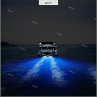 Soyit 50W 27 Đèn LED Thuyền Transom Ánh Sáng Thép Không Gỉ Chống Thấm Nước Thuyền Biển Dưới Nước Pontoon Transom Đèn Đa Năng