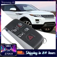 Soyoung Terisass Car Key Case Shell 5 Nút cao su Auto Keyless Enter