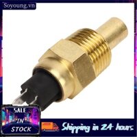 Soyoung Water Temp Temperature Gauge Sensor 3W 1/2 NPT Plug for VOD Diesel Generator Maximum 125℃ 6 to 24V hot