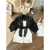 [SP BÁN CHẠY] Áo sơ mi voan cột eo tay ngắn về đủ màu UK154211 mới