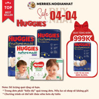 [SP có voucher live X] Bỉm HUGGIES PLATINUM NATURE MADE size M58/L44/XL 38/XXL26/S82/NB60