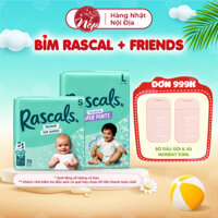 [SP có voucher Live X] Tã bỉm dán quần Rascal + Friends size M58/L52/XL46/XXL40 Hàng chính hãng - Nếp shop