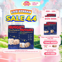 [SP có voucher Live X]Bỉm Tã Quần ban ĐÊM Huggies Platinum Nature Made M58/L44/XL38/XXL26_Mochica _Mochica