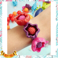 (SP loại 1) (Hỏa tốc-Size ĐẠI 550 chi tiết) Bộ lắp ghép trang sức, xâu vòng cho bé gái làm vòng tay vòng cổ bờm tóc dễ .