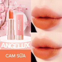 [SP Mới] Son sáp lì Angelux Sweet_10 Cam sữa