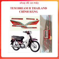 (SP SỈ RẺ) TEM DREAM 2 THAILAND CHÍNH HÃNG ( LOẠI 3 LỚP , XE MÁY DREAM II CHỮ NHỎ –GIÁ 1 BỘ) .