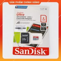[SP010766]Thẻ nhớ MICRO SD 4GB SANDISSK ULTRA bh06t