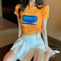 SP145 Áo phông croptop order Quảng Châu S/XL