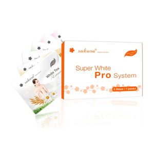 Bộ kem tắm trắng cao cấp Spa Sakura Super White Pro System - 7 gói