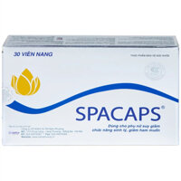Spacaps hỗ trợ sinh lý nữ - giảm khô hạn, tăng dịch tiết, nội tiết tố từ mầm đậu nành, hà thủ ô