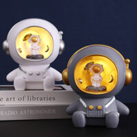Spaceman đồng xu ngân hàng, món quà sinh nhật, công suất lớn, máy tính để bàn nhỏ đêm Đèn trang trí, có thể được lưu eulx