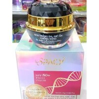 spacy kem dưỡng trắng da giữ ẩm chống nắng se khít lỗ chân lông nhau thai cừu hộp 25g SPF50+PA+++