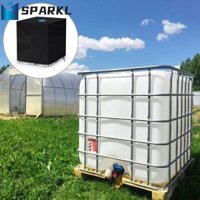 Sparkl IBC Tote Dust Cover, Vỏ thùng IBC ngoài trời chống rách dung tích lớn, Chống tuyết chắc chắn 210D Oxford Chống thấm nước 1000 L IBC Container Protector All-Weather Defense