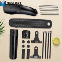 Sparkl Xe Đạp Vỏ Cứng Chắn Bùn, PVC Có Thể Điều Chỉnh Xe Đạp Phía Trước Phía Sau Chắn Bùn, Thay Thế Nhựa Nhẹ Bánh Trước / Sau MTB Bicyele Fender Phụ Kiện Xe Đạp