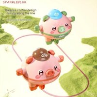 Sparkleflux Tumbler Cân Bằng Lợn, Trò Chơi Não Dây Đi Bộ Xe Đạp Đồ Chơi Điện, Dây Đi Bộ Xe Đạp Công Nghệ Đồ Chơi Piglet Dễ Thương Xe Đạp Cân Bằng Đồ Chơi Lợn Bé Trai Bé Gái