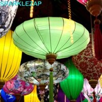 Sparklelap Tết Trung Thu Đèn Lồng Cổ, Lễ Hội Truyền Thống Di Động Retro Việt Nam Đèn Lồng Handmade Vải DIY Trung Quốc Nhật Bản Đèn Lồng Năm Mới