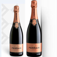 Sparkling Ferrari Rose Trentodoc 12.5% vol chai 375ml, 750 ml nhập khẩu Ý nguyên thùng