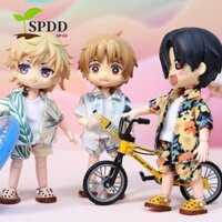 Spdd 1 Cặp Ob11 Giày Handmade, Trang Điểm Da Bò Giày Búp Bê Lỗ Thông Thường, Giày Búp Bê Mini Sandal Mini Dễ Thương Giày Bốt Holala Người Hâm Mộ Bộ Sưu Tập